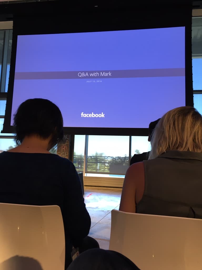 Waiting for the Q&A