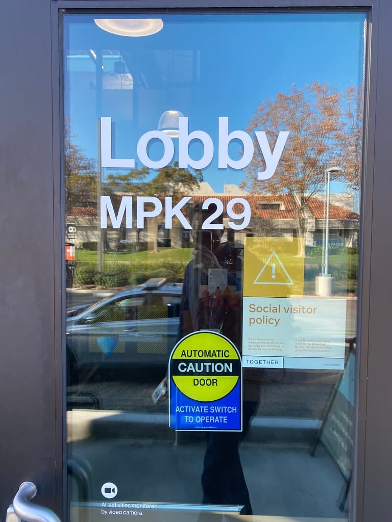 Through the front door