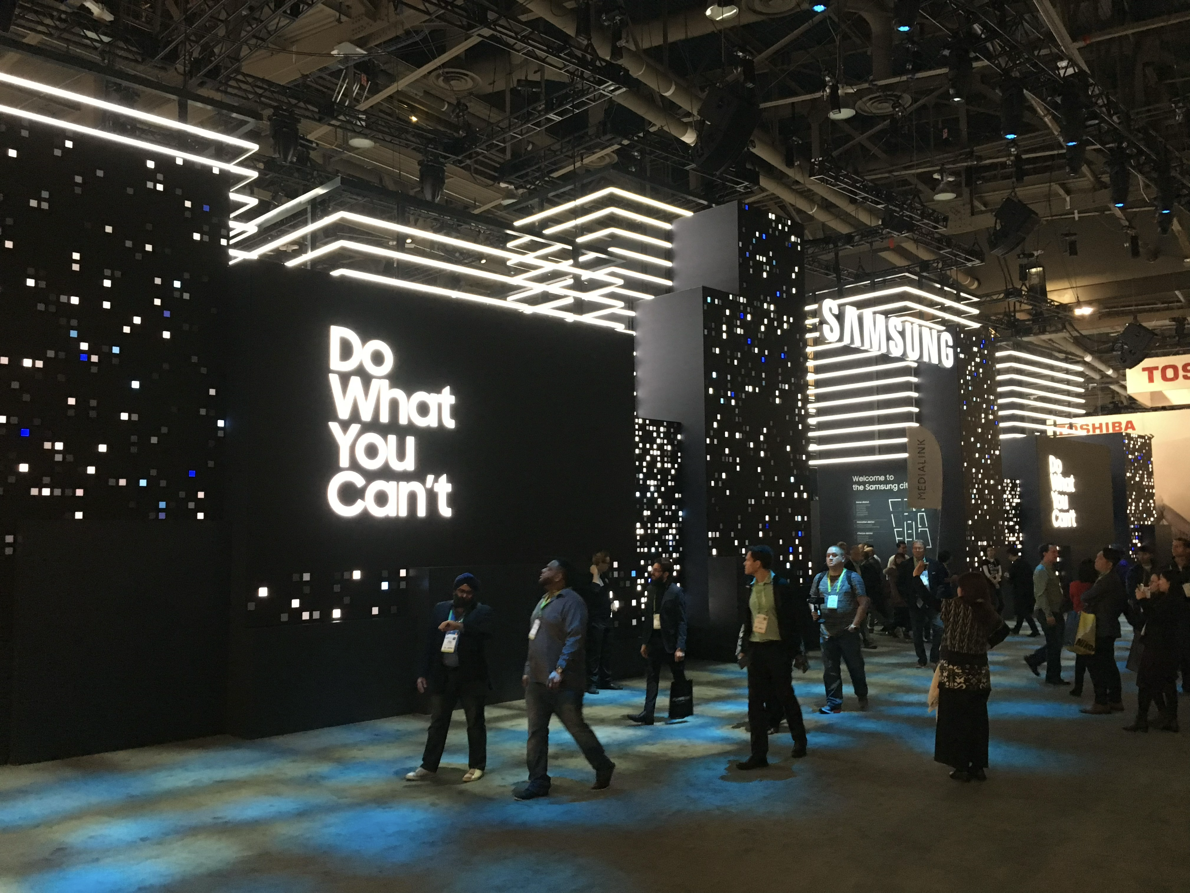Samsung exhibition stand